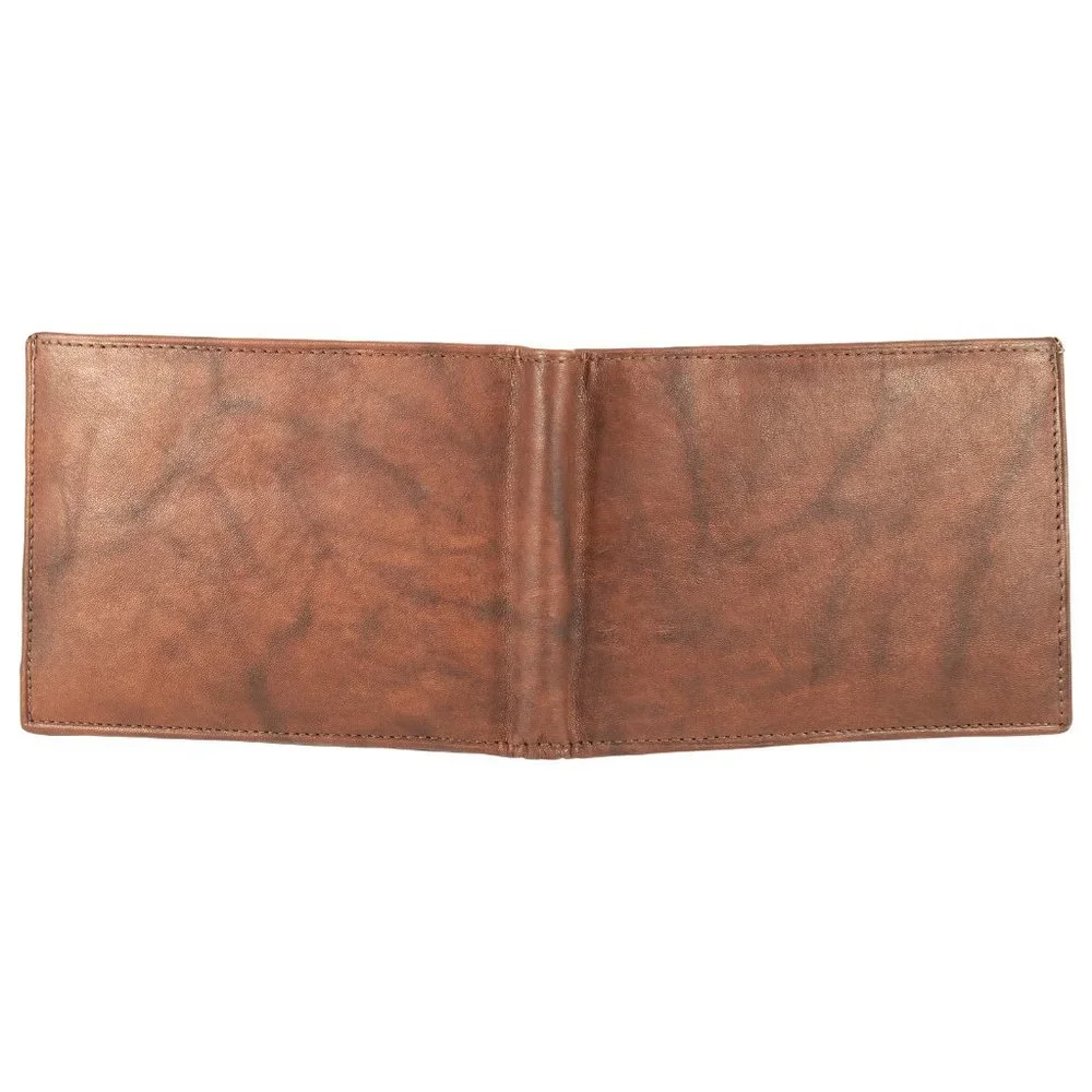 GENUINE LEATHER POLICE BADGE HOLDER, BROWN